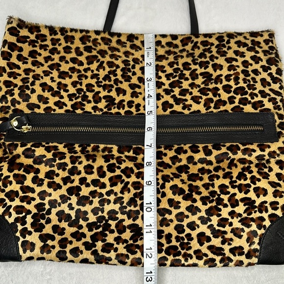 Pietro Alessandro New York Calf Hair Leopard Animal Print Crossbody - Picture 10 of 11